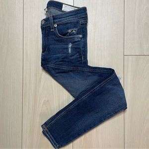 Rag & Bone Distressed Capri Jeans